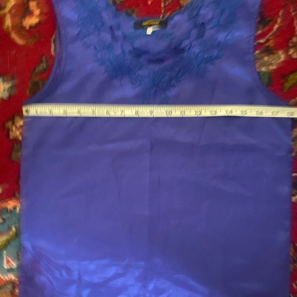 Vintage Embroidered Silk Tank Top - Picture 5 of 6